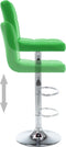vidaXL - Barkrukken - 2 - st - kunstleer - groen
