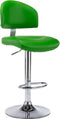 vidaXL - Barkrukken - 2 - st - kunstleer - groen
