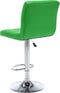 vidaXL - Barkrukken - 2 - st - kunstleer - groen
