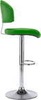 vidaXL - Barkrukken - 2 - st - kunstleer - groen