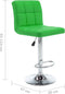 vidaXL - Barkrukken - 2 - st - kunstleer - groen