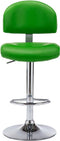 vidaXL - Barkrukken - 2 - st - kunstleer - groen