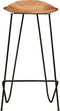 vidaXL - Barkrukken - 2 - st - massief - acaciahout