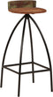 vidaXL - Barkrukken - 2 - st - massief - gerecycled - hout