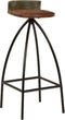 vidaXL - Barkrukken - 2 - st - massief - gerecycled - hout
