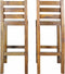 vidaXL - Barkrukken - 2 - st - massief - gerecycled - hout