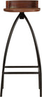 vidaXL - Barkrukken - 2 - st - massief - gerecycled - hout