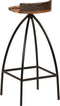 vidaXL - Barkrukken - 2 - st - massief - gerecycled - hout