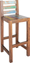 vidaXL - Barkrukken - 2 - st - massief - gerecycled - hout