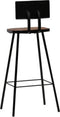 vidaXL - Barkrukken - 2 - st - massief - gerecycled - hout