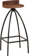 vidaXL - Barkrukken - 2 - st - massief - gerecycled - hout
