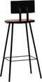 vidaXL - Barkrukken - 2 - st - massief - gerecycled - hout