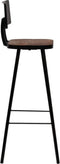 vidaXL - Barkrukken - 2 - st - massief - gerecycled - hout