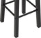 vidaXL - Barkrukken - 2 - st - MDF - zwart