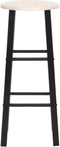 vidaXL - Barkrukken - 2 - st - MDF - zwart
