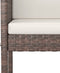vidaXL - Barkrukken - 2 - st - met - kussens - poly - rattan - bruin