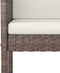 vidaXL - Barkrukken - 2 - st - met - kussens - poly - rattan - bruin
