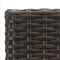 vidaXL - Barkrukken - 2 - st - poly - rattan - bruin