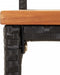 vidaXL - Barkrukken - 2 - st - poly - rattan - en - massief - acaciahout - zwart