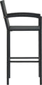 vidaXL - Barkrukken - 2 - st - poly - rattan - zwart