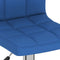 vidaXL - Barkrukken - 2 - st - stof - blauw