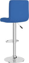 vidaXL - Barkrukken - 2 - st - stof - blauw