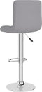 vidaXL - Barkrukken - 2 - st - stof - lichtgrijs