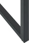 vidaXL - Barkrukken - 4 - st - 38x38x80 - cm - gepoedercoat - staal - zwart