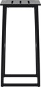 vidaXL - Barkrukken - 4 - st - 38x38x80 - cm - gepoedercoat - staal - zwart