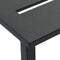 vidaXL - Barkrukken - 4 - st - 38x38x80 - cm - gepoedercoat - staal - zwart