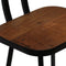 vidaXL - Barkrukken - 4 - st - massief - gerecycled - hout