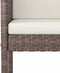 vidaXL - Barkrukken - 4 - st - met - kussens - poly - rattan - bruin