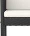 vidaXL - Barkrukken - 4 - st - met - kussens - poly - rattan - zwart