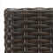 vidaXL - Barkrukken - 4 - st - poly - rattan - bruin