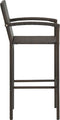 vidaXL - Barkrukken - 4 - st - poly - rattan - bruin