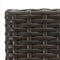 vidaXL - Barkrukken - 4 - st - poly - rattan - bruin