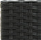 vidaXL - Barkrukken - 4 - st - poly - rattan - zwart