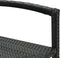 vidaXL - Barkrukken - 4 - st - poly - rattan - zwart