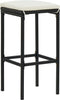 vidaXL - Barkrukken - 6 - st - met - kussens - poly - rattan - zwart