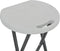 vidaXL - Barkrukken - inklapbaar - 2 - st - HDPE - en - staal - wit