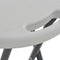 vidaXL - Barkrukken - inklapbaar - 2 - st - HDPE - en - staal - wit