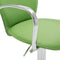 vidaXL - Barkrukken - met - armleuning - 2 - st - kunstleer - groen