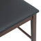 vidaXL - Barkrukken - met - kussens - 2 - st - massief - hout - rubber - bruin