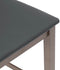 vidaXL - Barkrukken - met - kussens - 2 - st - massief - hout - rubber - bruin
