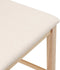 vidaXL - Barkrukken - met - kussens - 2 - st - massief - hout - naturel - rubber