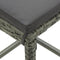 vidaXL - Barkrukken - met - kussens - 2 - st - poly - rattan - grijs