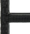 vidaXL - Barkrukken - met - kussens - 4 - st - poly - rattan - zwart