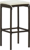 vidaXL - Barkrukken - met - kussens - 6 - st - poly - rattan - bruin