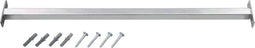 vidaXL - Barrièrestang - verstelbaar - 710-1200 - mm