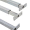 vidaXL - Barrièrestangen - verstelbaar - 3 - st - 710-1200 - mm